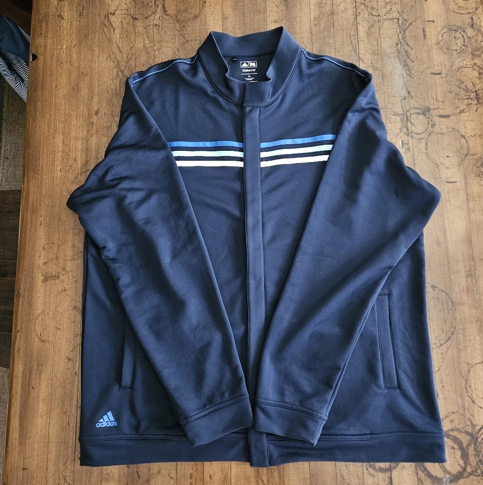 Adidas ClimaLite Track Jacket with Stripes